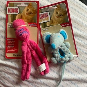 KONG CAT WUBBA & BRAIDZ MOUSE TOY 😻😻